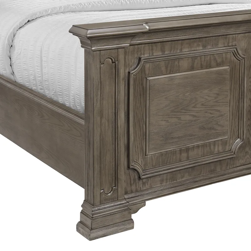 Kings Court Grey 3PC Set w/Queen Bed