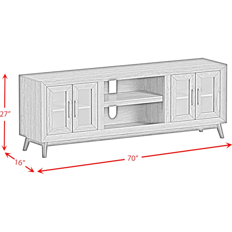 Santa Barbara 5PC Set w/70" TV Console