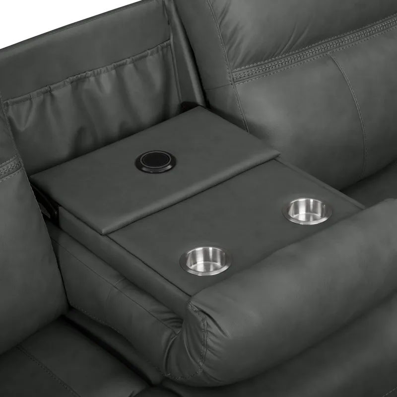 Camaro P3 Sofa with DDT, Wireless Charger in Aline Anthracite