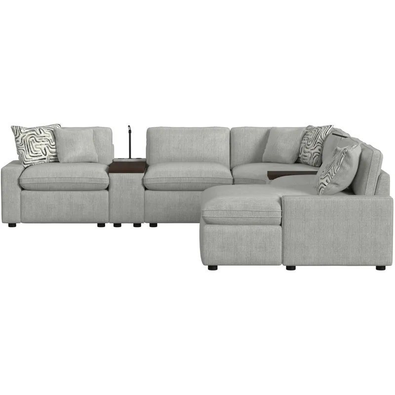 Options Three Alpha Fog Sectional 7PC Set - (3)P