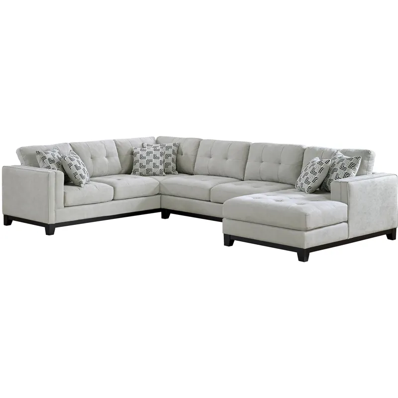 Wyatt Kymberly Stone Sectional 3PC Set