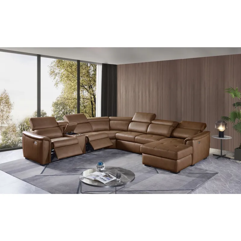 Typhoon (VN) Darlington Auburn 4PC Sectional Set w/2 Power Recliners - (2)P