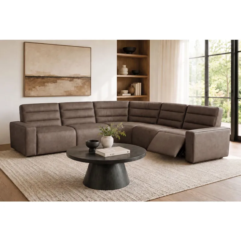 Portia Bozeman Tobacco Sectional 5PC Set - (3)P