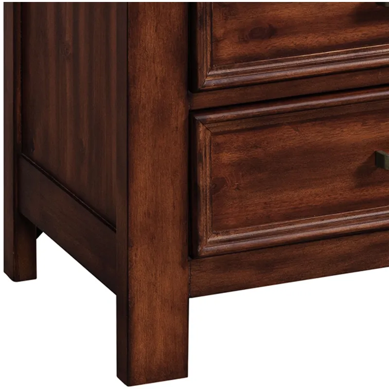 Sullivan Rich Cherry 4PC Set w/Queen Bed & NS