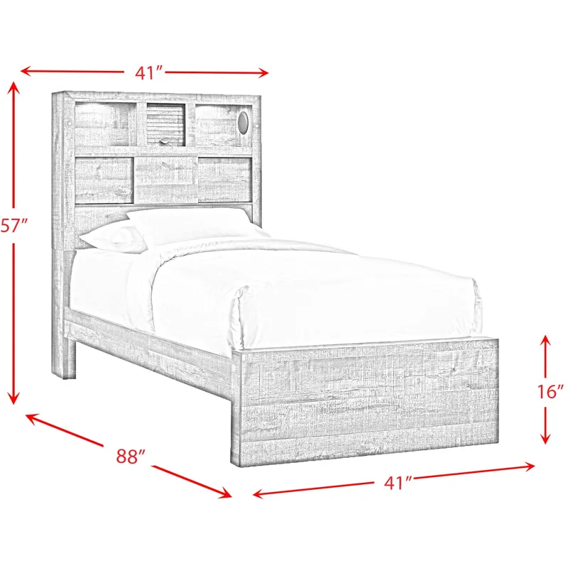 Bailey Drift 4PC Twin Music Bed Set