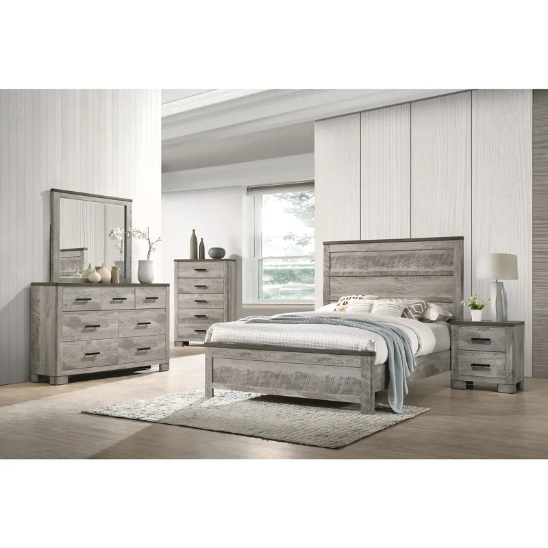 Millers Cove Grey 3PC Set w/Queen Bed