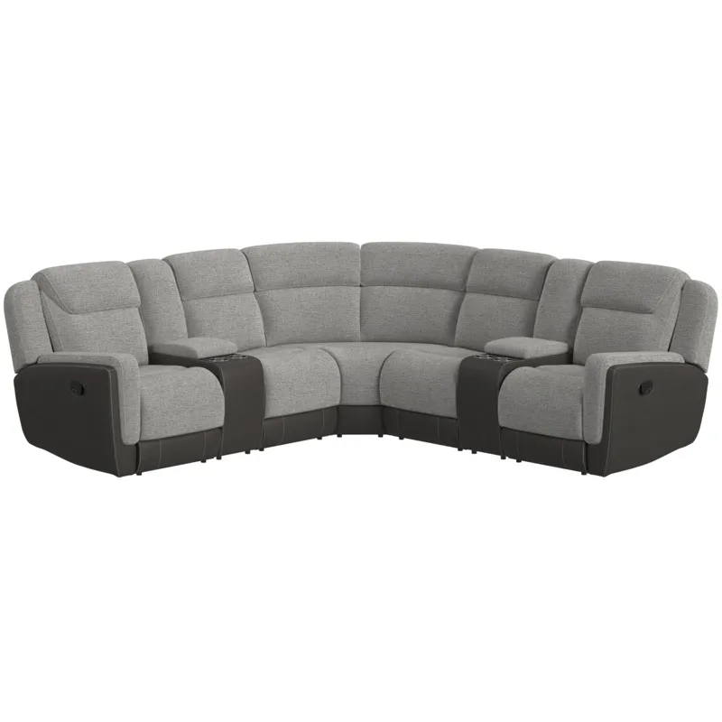 Hornet Rancho Grey Sectional 3PC Set