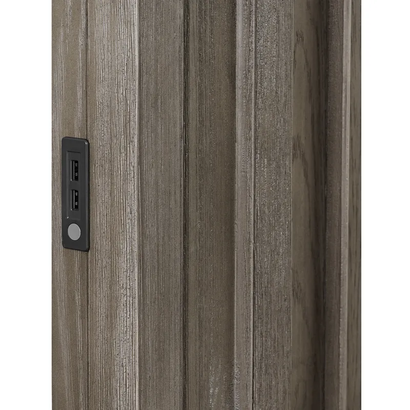 Kings Court Grey 3PC Set w/Queen Storage Bed