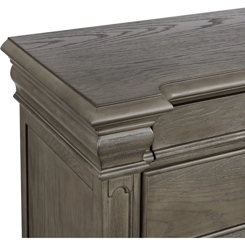 Kings Court Grey 3PC Set w/Queen Bed