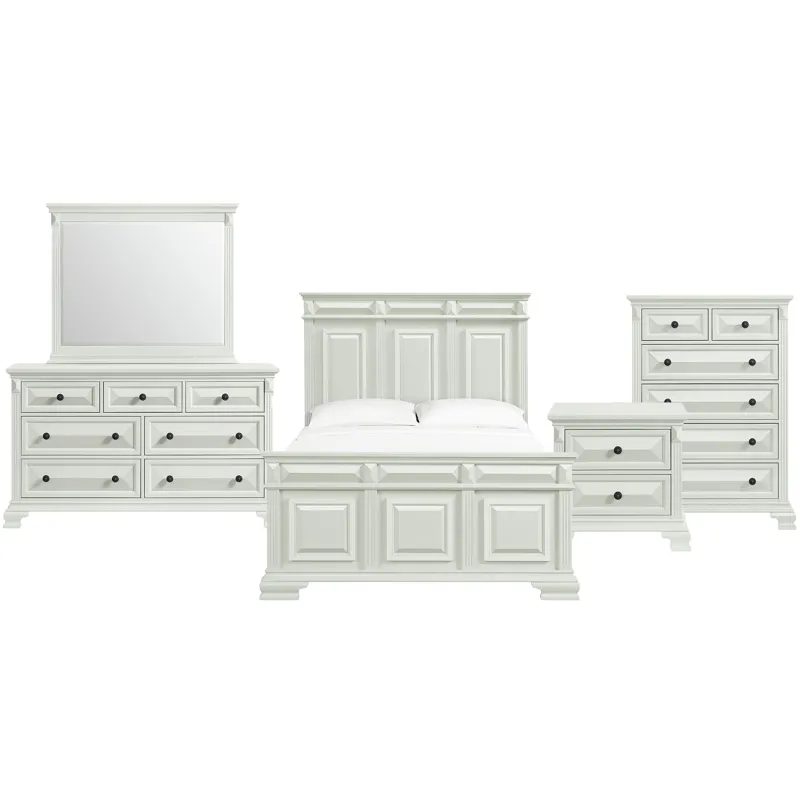 Bridgestone Antique White 5PC Queen Set