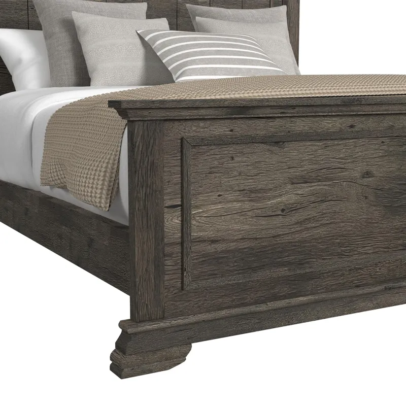 Park Ridge Charcoal 3PC Set w/Queen Panel Bed