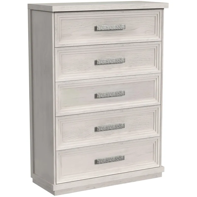 Avalanche Antique White 4PC Set w/Queen Storage Bed & CH