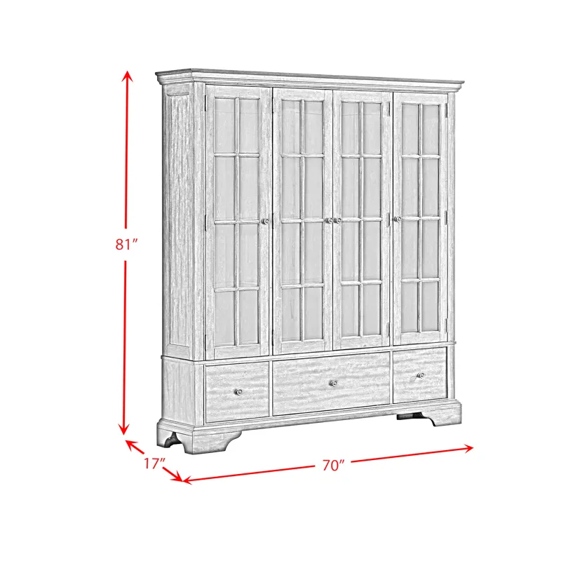 Phillipe Complete Curio in Cherry
