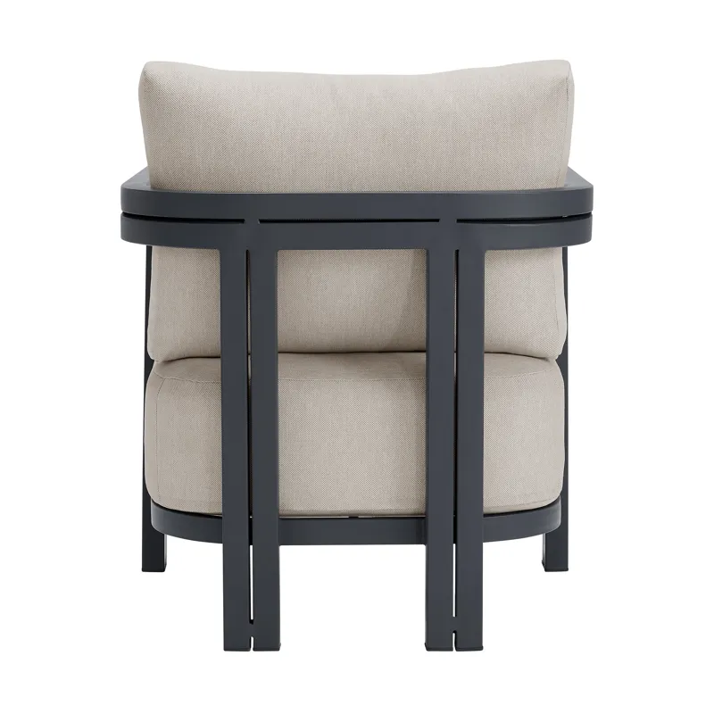 Playa Chair - Dark Grey and Olefin Beige (2 Per Carton)