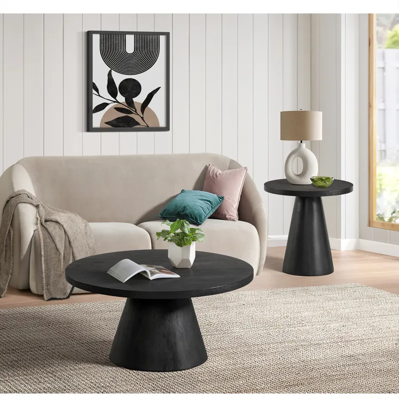 Portland End Table in Black