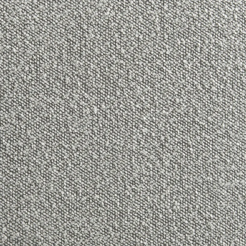 Portland Round Back Side Chair with Grey Fabric (PGY1113-4) in Black (2 Per Carton)