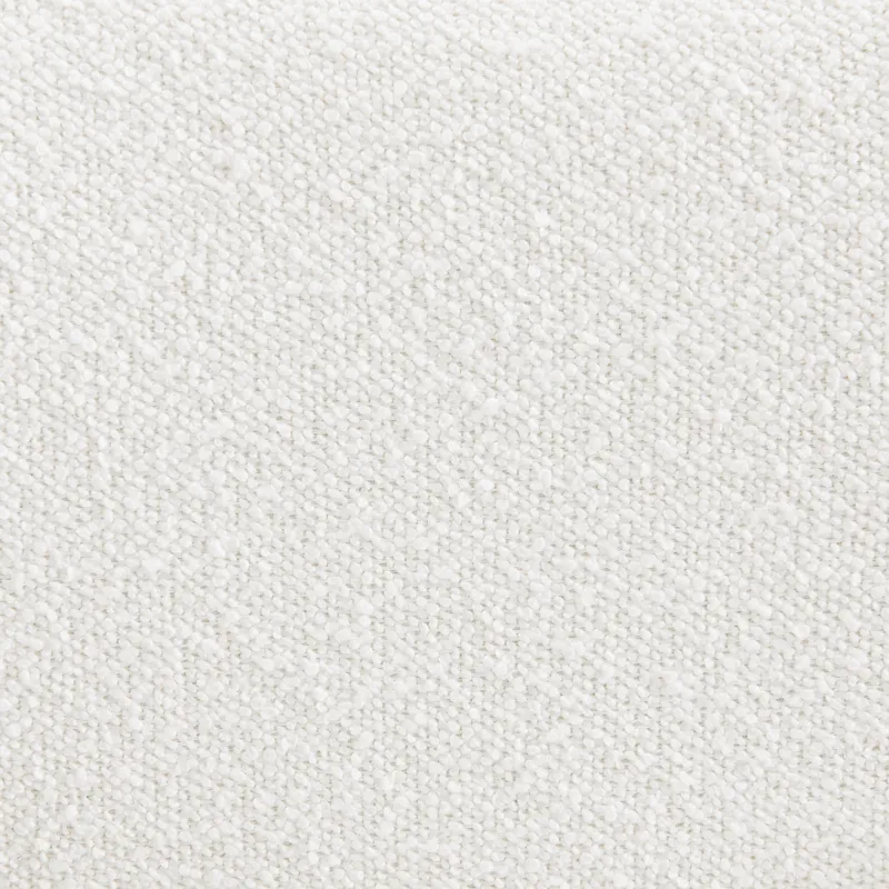 Portland Arm Chair with Snow White Fabric in Natural