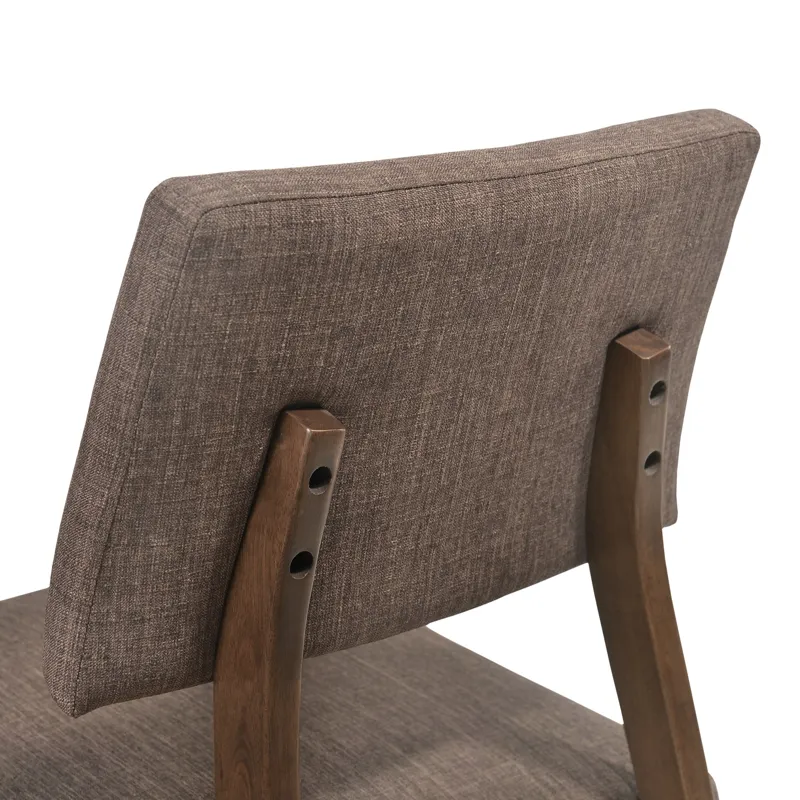 Razor Dining Side Chair Walnut / FG6011-15 Chocolate (2 Per Pack)