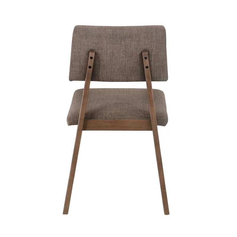 Razor Dining Side Chair Walnut / FG6011-15 Chocolate (2 Per Pack)