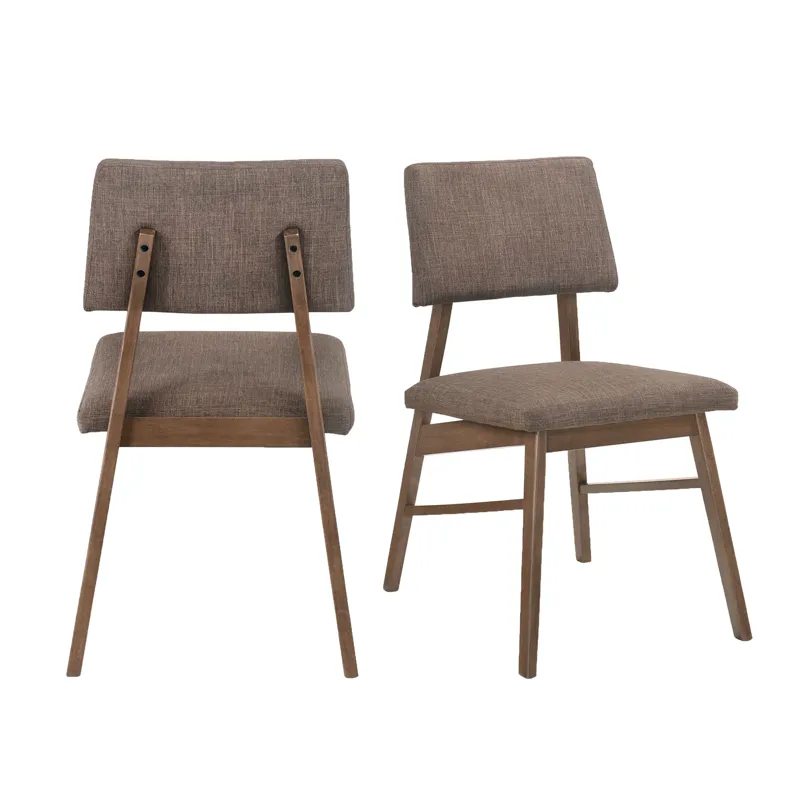 Razor Dining Side Chair Walnut / FG6011-15 Chocolate (2 Per Pack)