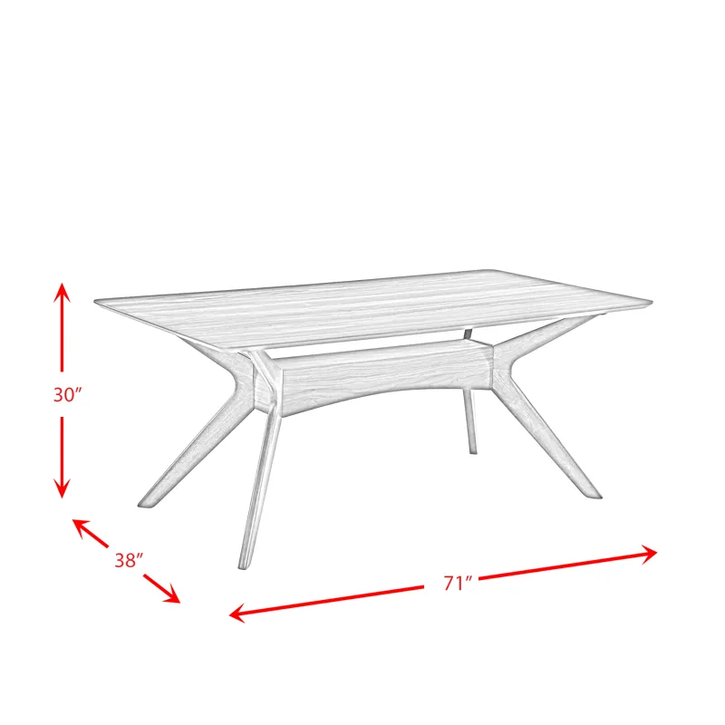 Razor Standard Height Rectangle Dining Table