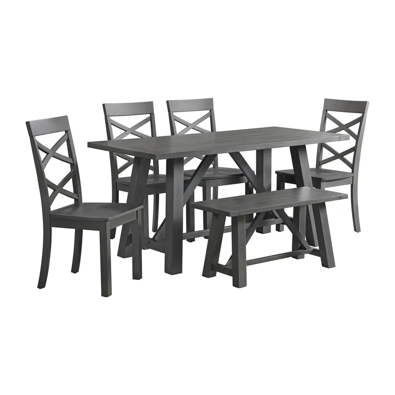 Renegade 6pc Dining Set Grey