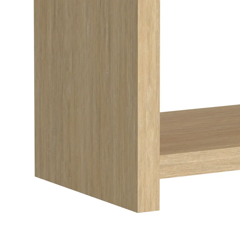 Ridgemont Sofa Table with Bottom Shelf in Natural