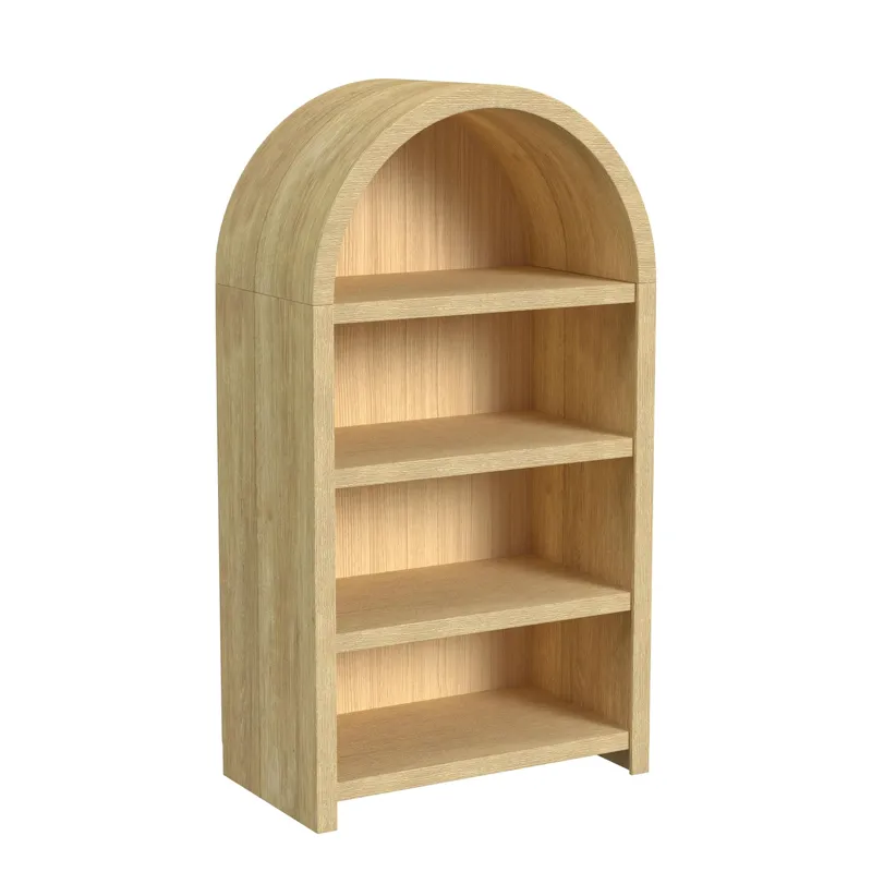 Ridgemont Open Bookcase in Natural