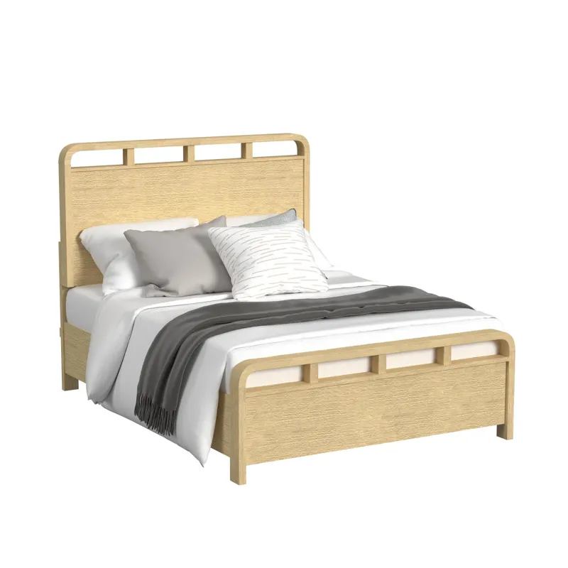 Ridgemont Full Panel Bed in Natural
