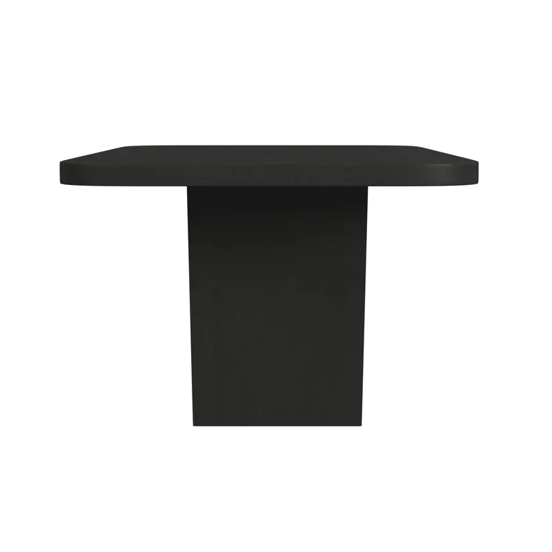 Ridgemont Rectangular Dining Table in Black with Grain