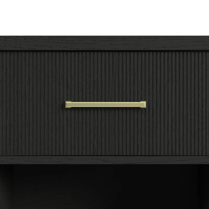 Ridgemont Server in Black with Grain