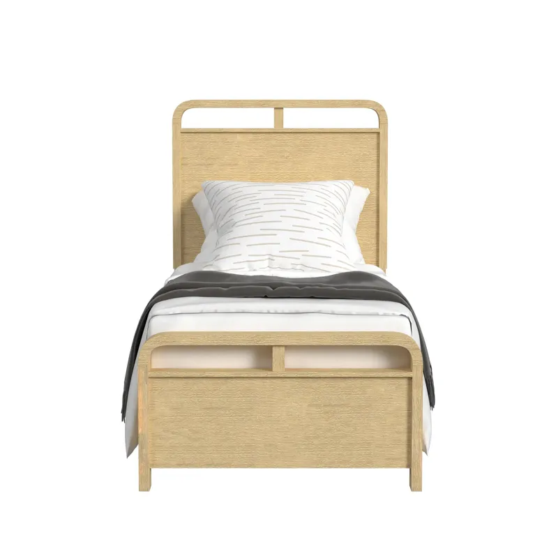 Ridgemont Twin Panel Bed in Natural
