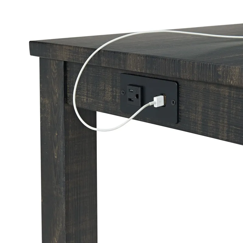 River Loft River Occasional Bar Table Single Pack Grey (Table + Three Stools)