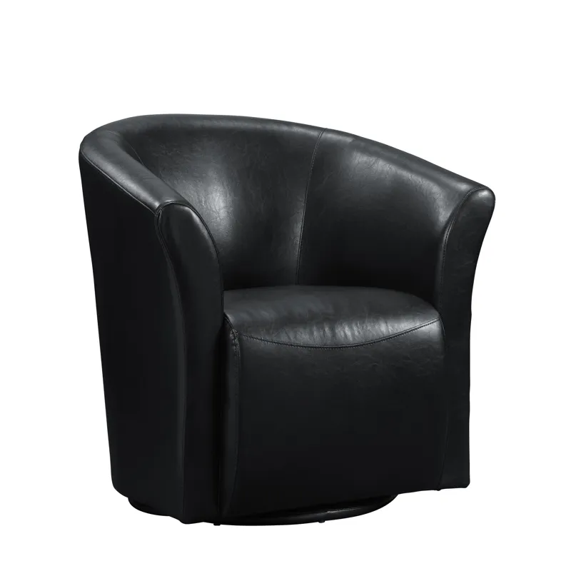 Rocket 6273 Swivel Chair Riviera 6273 Black ISTA 3 packaging)