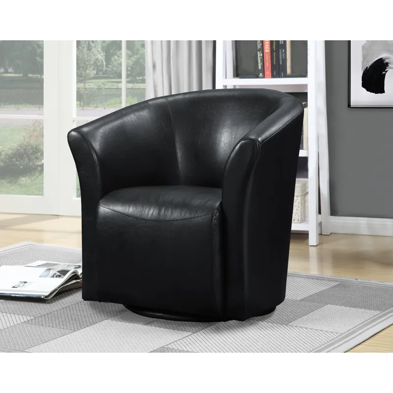Rocket 6273 Swivel Chair Riviera 6273 Black ISTA 3 packaging)