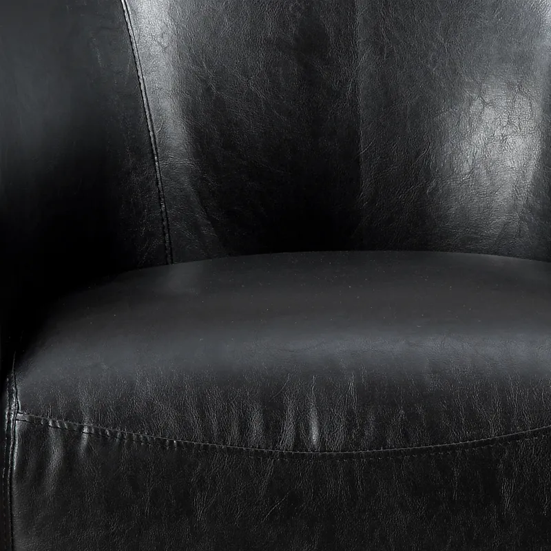 Rocket 6273 Swivel Chair Riviera 6273 Black ISTA 3 packaging)