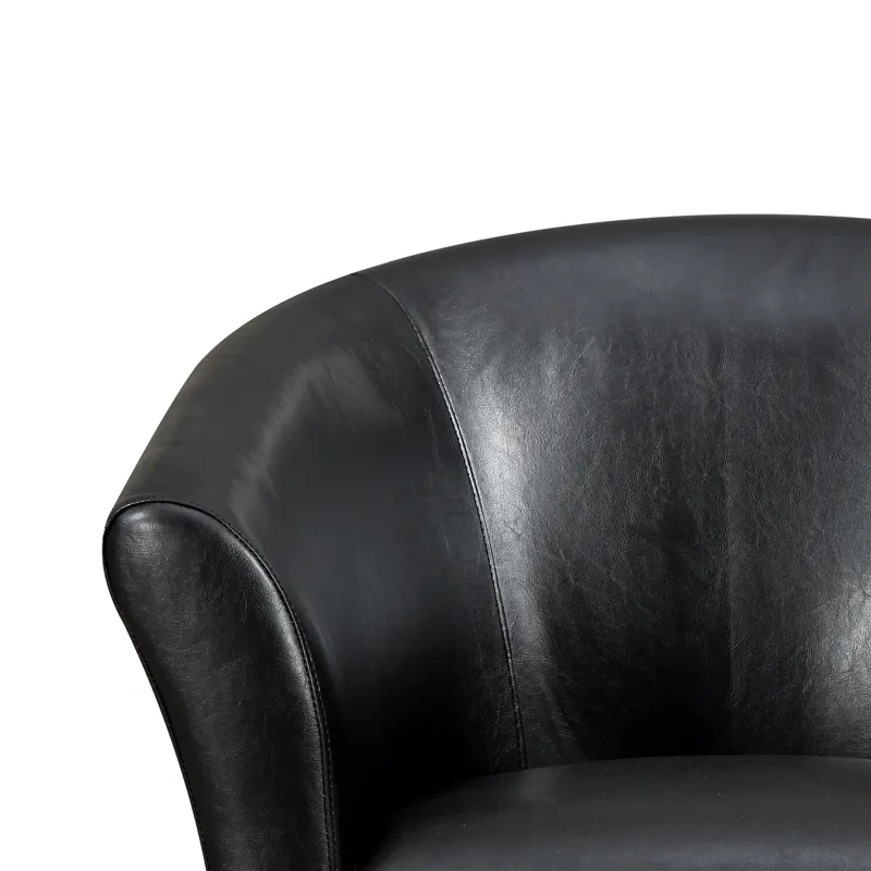 Rocket 6273 Swivel Chair Riviera 6273 Black ISTA 3 packaging)