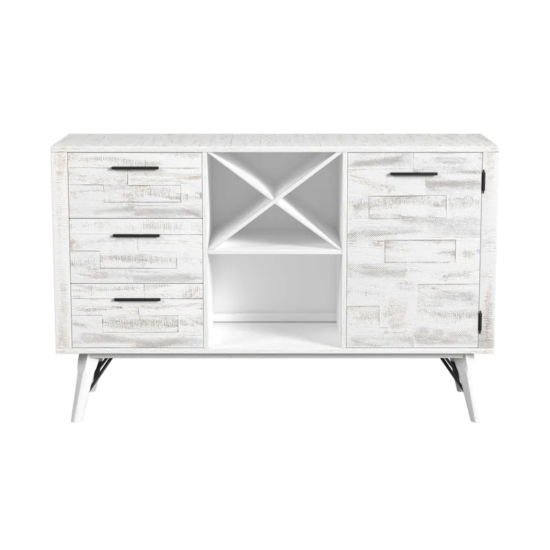 Rogen Rustic Server in Rustic White