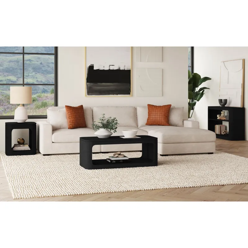 Rosalie End Table in Black