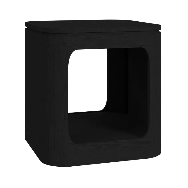 Rosalie End Table in Black