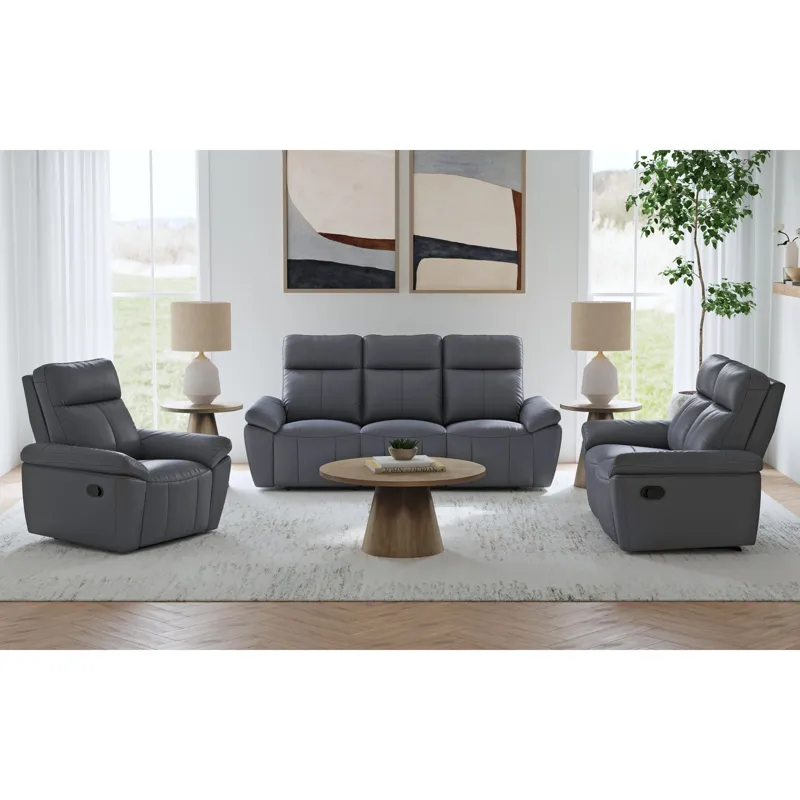 Sago Motion Recliner in Aviarah Navy Blue