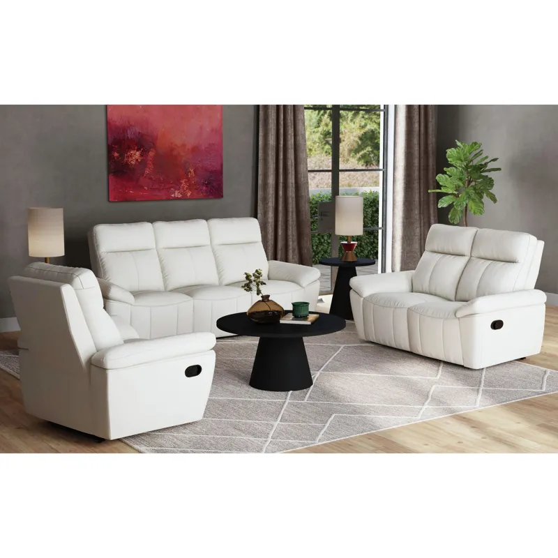 Sago Motion Recliner in Aviarah White