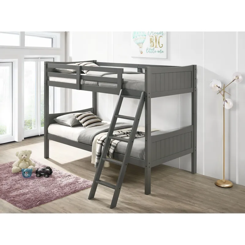 Sami Twin Over Twin Bunk Grey