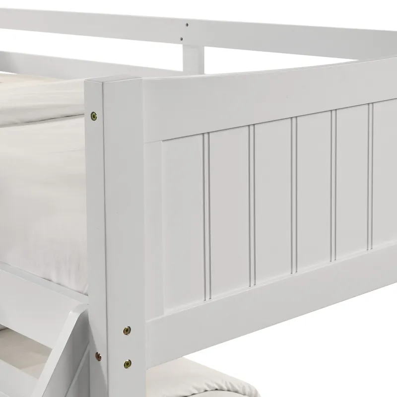 Sami Twin Over Full Bunk White