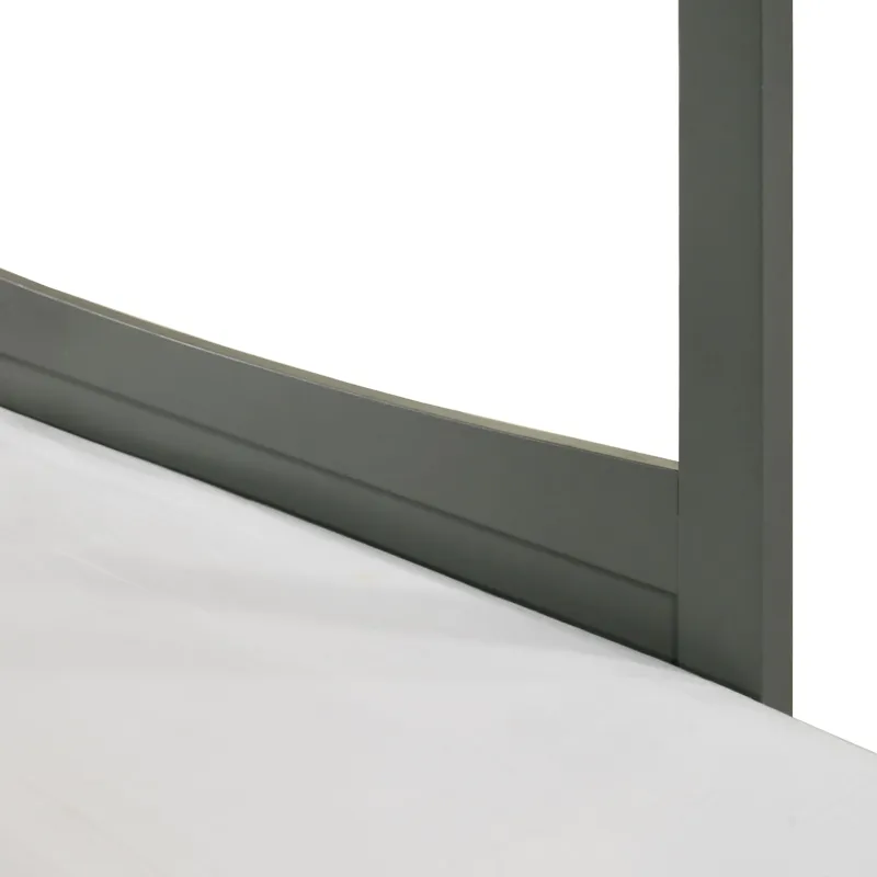 Sami Twin Over Full Step Bunk with Left HB in Grey