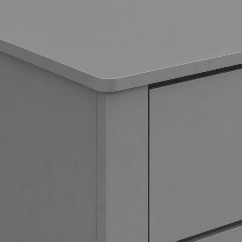 Sami Youth 2-Drawer Nightstand in Grey