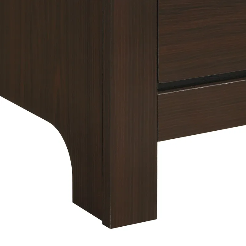 Sami Youth 2-Drawer Nightstand in Espresso