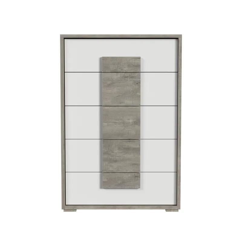 San Matteo 5-Drawer Chest in Dual Tone