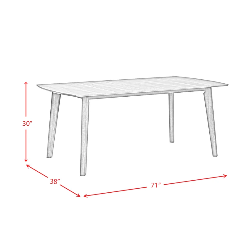 Santa Barbara Rectangular Dining Table in Walnut