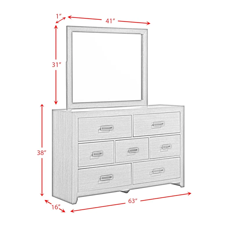Sasha Dresser & Mirrow in Grey